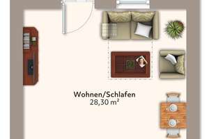 1-Raum-Wohnung mit Balkon in saniertem Altbau – An der Enckekaserne 126, 39110 Stadtfeld West, Magdeburg – Vorschaubild 14