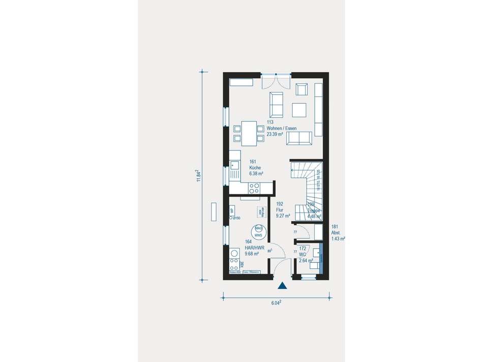 Grundriss Erdgeschoss