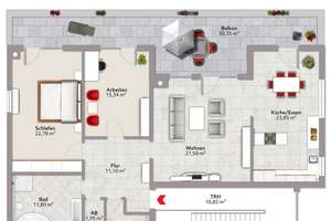 Penthouse mit Alleinstellungsmerkmal in einzigartiger Lage – Die vollständige Adresse der Immobilie erhältst du vom Anbieter., 38440 Heßlingen, Wolfsburg – Vorschaubild 20
