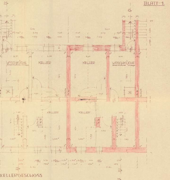 Kellergeschoss Grundriss