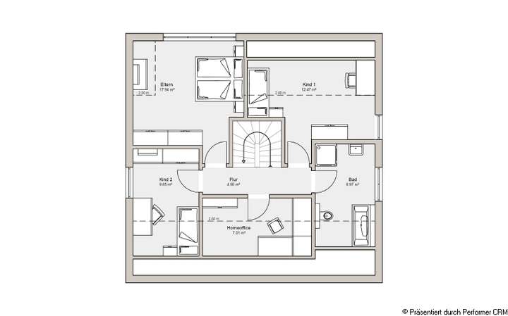 Grundriss Dachgeschoss