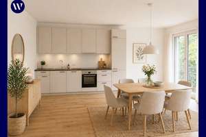 Direkt einziehen und Wohlfühlen! 4 Zimmer im Neubau, 2 Loggien, Einbauküche, Tageslichtbad, Gäste-WC