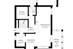 Großzügigkeit trifft auf Gartenidyll
Einfamilienhaus mit vielen Extras – Die vollständige Adresse der Immobilie erhältst du vom Anbieter., 12355 Rudow, Berlin – Vorschaubild 40