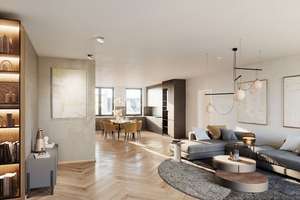 Exklusives Neubau-Penthouse mit Dachterrasse! Fertigstellung im September 2026 – Rehmstraße 13 b-f, 22299 Winterhude, Hamburg – Vorschaubild 3