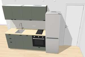 Erstbezug - Attraktive 1-Zimmer-Wohnung mit tollem Balkon in München-Riem – Erdinger Str. 1a, 81829 Trudering-Riem (Ortsteil), München – Vorschaubild 6