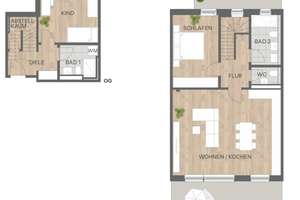 Repräsentative 3-Zimmer-Dachgeschosswohnung: Licht, Struktur und Freiheit – Leopoldstraße 202a, 80804 Neufreimann, München – Vorschaubild 7