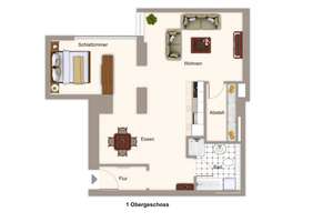 Moderne 1,5-Zimmer-Wohnung in Darmstadt-Fußgängerzone – Die vollständige Adresse der Immobilie erhältst du vom Anbieter., 64283 Mitte, Darmstadt – Vorschaubild 2