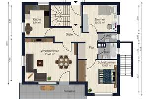 Freistehendes Zwei-/Dreifamilienhaus mit 996 m² Grundstück & großem Garten – Die vollständige Adresse der Immobilie erhältst du vom Anbieter., 93059 Reinhausen, Regensburg – Vorschaubild 12