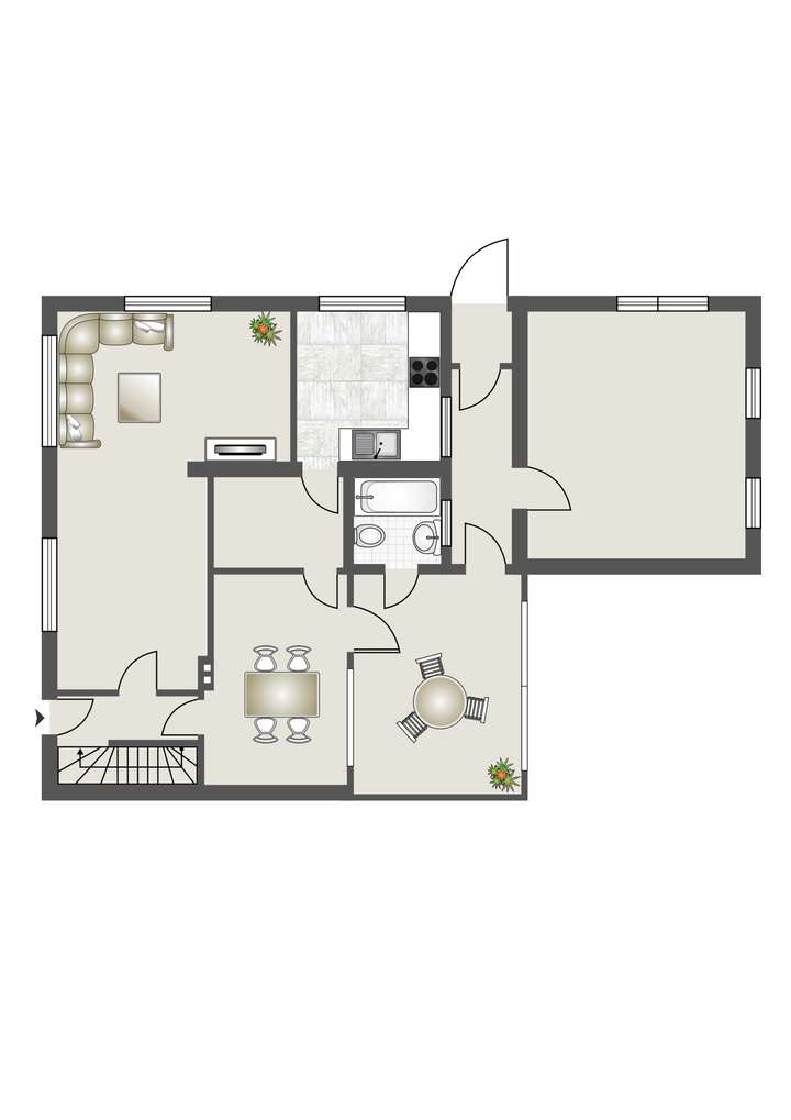 Grundriss EG (schematisch darg