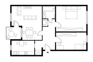 Frei werdende 3-Zi.-Wohnung mit Balkon, Aufzug & Garage – KA-Nordweststadt ! – Die vollständige Adresse der Immobilie erhältst du vom Anbieter., 76187 Nordweststadt, Karlsruhe – Vorschaubild 15