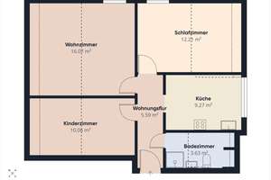 Moderne drei Zimmer Dachgeschosswohnung – Die vollständige Adresse der Immobilie erhältst du vom Anbieter., 85055 Oberhaunstadt, Ingolstadt – Vorschaubild 12