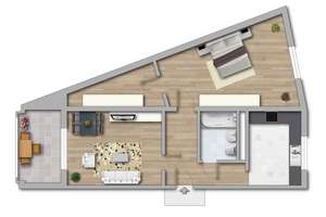 ZWEI ZIMMER - mit Balkon! – 39130 Neu Olvenstedt, Magdeburg – Vorschaubild 7