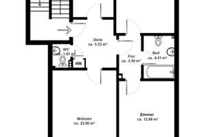 Modernes Wohnen im Grünen | Kernsanierte 3-Zimmer-Wohnung mit Balkon provisionsfrei – Kimbernstieg 29, 22455 Niendorf, Hamburg – Vorschaubild 24