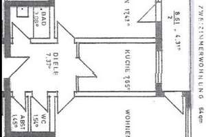 Zentral gelegene 2 Zimmer Wohnung mit Balkon in Malsch – Die vollständige Adresse der Immobilie erhältst du vom Anbieter., 76316 Malsch – Vorschaubild 12