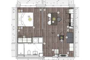 Willkommen am Puls der Hansestadt: Vollmöbliertes 2-Zimmer-Apartment mit EBK, BALKON, ALL-IN-MIET... – Schultzweg 7, 20097 Hammerbrook, Hamburg – Vorschaubild 8