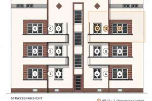 Vermietetes Altbaujuwel im Denkmalensemble – 2-Raum-Wohnung mit Westbalkon – Schwendyweg 34, 13587 Hakenfelde, Berlin – Vorschaubild 2
