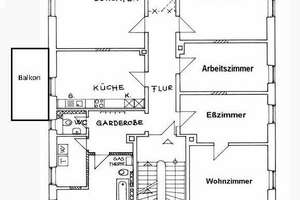 Stilvolle 5,5-Zimmer-Wohnung mit Balkon in begehrter Lage – Die vollständige Adresse der Immobilie erhältst du vom Anbieter., 93055 Ostenviertel, Regensburg – Vorschaubild 13