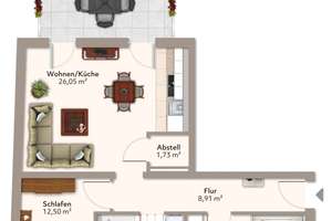 Moderne 3-Raum-Wohnung mit Balkon und viel Tageslicht ! – Alt Salbke 67, 39122 Salbke, Magdeburg – Vorschaubild 15