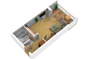 ALL IN!!! TOP 1-Zimmer Apartment in Schwabing!!! – Leopoldstraße 206, 80804 Neufreimann, München – Vorschaubild 9