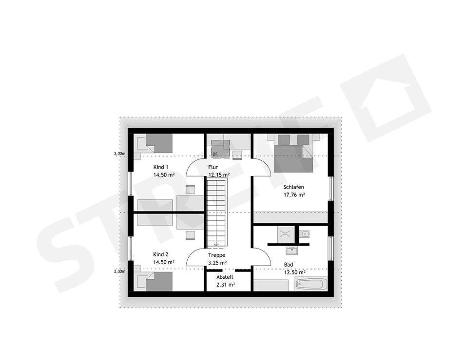Grundriss Dachgeschoss
