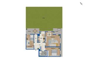 Helle 3-Zimmer-Erdgeschoss-Wohnung mit 60m² Privatgarten sowie Tiefgaragenstellplatz in Moosach – Die vollständige Adresse der Immobilie erhältst du vom Anbieter., 80993 Alt-Moosach, München – Vorschaubild 16