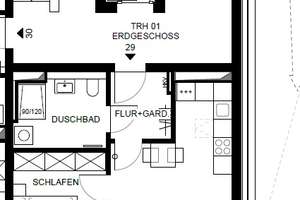 Whg. 29 - 2-Zimmer mit Terrasse, provisionsfrei – Geniner Ufer 6 b, 23560 Sankt Jürgen, Lübeck – Vorschaubild 6