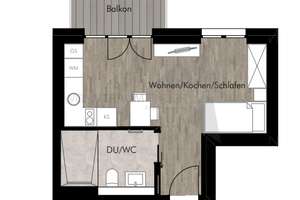 ++ Frühlingsangebot ++ Barrierefreie 1-Raum-Whg. mit Balkon und Einbauküche am Pelzmühlenteich – Unritzstraße 38, 9117 Rabenstein, Chemnitz – Vorschaubild 12