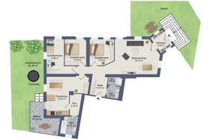 128 m² Altbau-Erstbezug mit 2,90 m Deckenhöhe, großer Wohnküche, 2 Gärten & Terrasse – Die vollständige Adresse der Immobilie erhältst du vom Anbieter., 1157 Briesnitz, Dresden – Vorschaubild 9