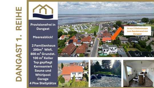 Bild von Dangast-Meerblick 1.Reihe EINMALIG Gelegenheit exklusives Zweifamilienhaus zum Eigennutz/ Vermietung
