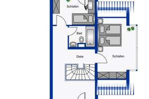 Vermietete lichtdurchflutete 3 Zimmer Maisonette-Wohnung (ca. 84 qm) mit 3 Balkonen * TG-Stellplatz – Die vollständige Adresse der Immobilie erhältst du vom Anbieter., 1328 Weißig, Dresden – Vorschaubild 10