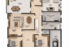‼️Top Winkelbungalow in begehrter Lage von Lüstringen – viel Platz und rund 100 m² Ausbaupotenzial‼️ – Die vollständige Adresse der Immobilie erhältst du vom Anbieter., 49086 Darum/Gretesch/Lüstringen, Osnabrück – Vorschaubild 2