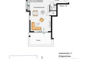 Perfekte 3,5 Zimmer Wohnung - provisionsfrei direkt vom Bauträger – Hebbelstr. 11, 72770 Betzingen, Reutlingen – Vorschaubild 2