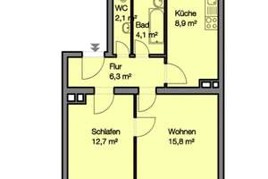 großer Balkon * nähe U-bahn * Nordstadt – Eisenacher Str. 11, 90491 Schoppershof, Nürnberg – Vorschaubild 8