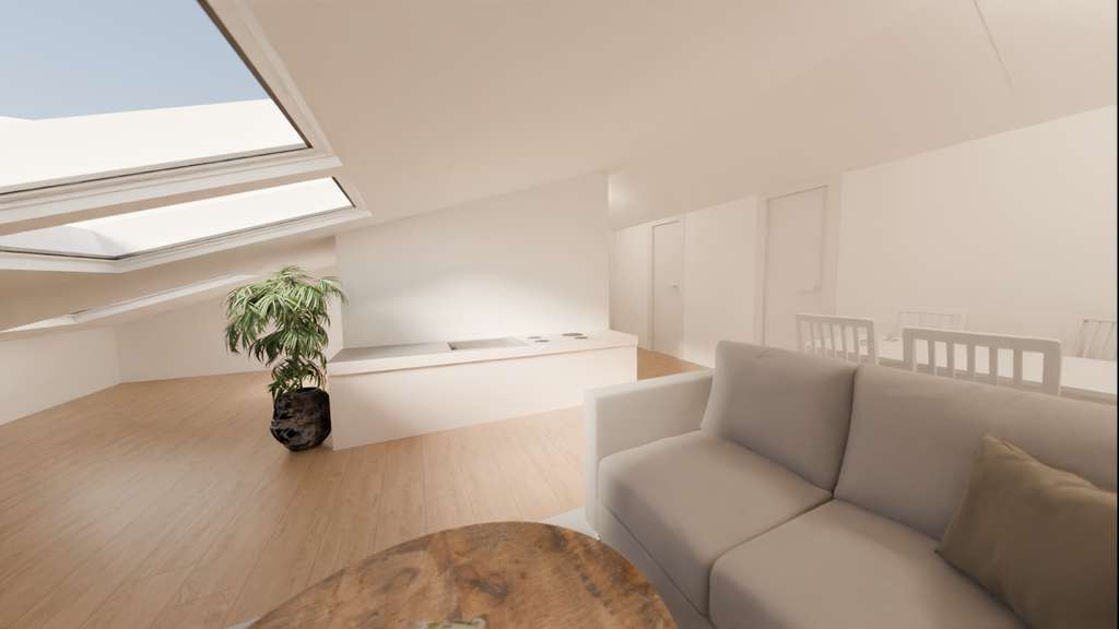 Ausbaufähige Dachgeschosswohnung(en)