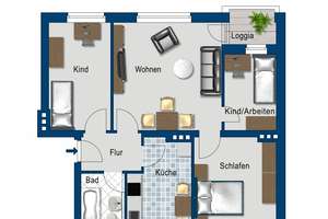 1 Nettokaltmiete geschenkt! – Luxemburgstr. 10, 39114 Cracau, Magdeburg – Vorschaubild 2
