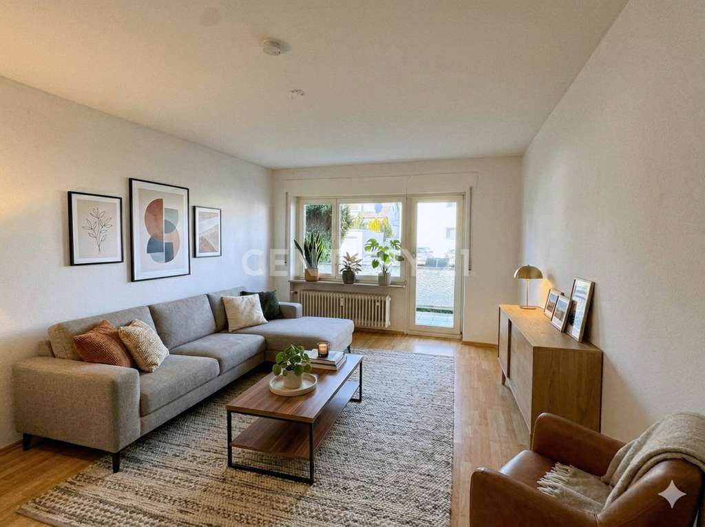 Immobilie in Flörsheim - Koffer packen und einziehen! Renovierte 2-Zimmer-Wohnung in ruhiger Lage - Bild 2