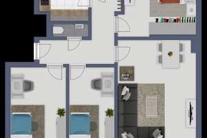 Sanierte 4-Raumwohnung mit Loggia! – Insterburger Str. 35, 24149 Neumühlen-Dietrichsdorf, Kiel – Vorschaubild 11