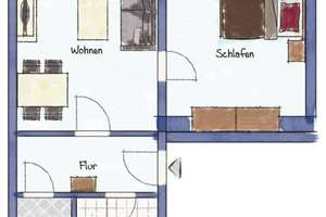2-Raumwohnung mit Wanne und Balkon in Siegmar – Keplerstraße 40 e, 9117 Siegmar, Chemnitz – Vorschaubild 4