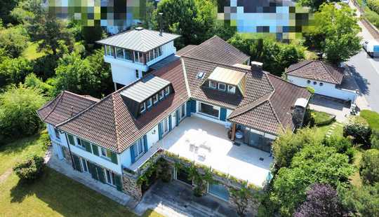 Bild von Unternehmervilla auf großem Grundstück in Toplage von Bingen am Rhein!