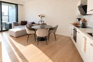 Sonnige, moderne 3 Zimmer Wohnung im Grand Tower und traumhaftem Stadtblick – 60327 Gallus, Frankfurt am Main – Vorschaubild 7
