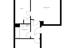 Schöne 2-Zimmer-Wohnung in ruhiger Wohnanlage! – Jakob-Weil-Str. 6, 99096 Löbervorstadt, Erfurt – Vorschaubild 2