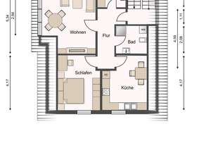 Zwei Wohneinheiten unter einem Dach – vielseitige Haushälfte mit ca. 126 m² Wohnfläche – Die vollständige Adresse der Immobilie erhältst du vom Anbieter., 26842 Ostrhauderfehn – Vorschaubild 8