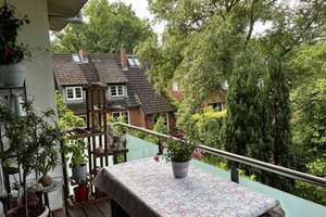 Moderne 3-Zimmerwohnung mit großzügigem Balkon zur Südwestseite und Blick in den schönen Garten – Lohkoppelweg 1, 22529 Lokstedt, Hamburg – Vorschaubild 4