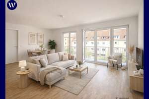 Mit Chick und Charme: 3 Zimmer mit Balkon, moderne Ausstattung, Einbauküche, Tageslichtbad, Aufzug