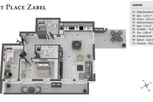 Charlottenburger Hausikone trifft Neubaukomfort: 108 m² mit Südwest-Terrasse und Balkon – Otto-Suhr-Allee 18-20, 10585 Charlottenburg, Berlin – Vorschaubild 19