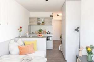 vollmöbelierte Einzimmerwohnung für Studenten  – Am Kläperberg 11, 30167 Nordstadt, Hannover – Vorschaubild 4