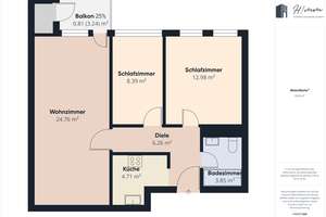 3-Zimmer-Wohnung mit Loggia in Köln-Meschenich – Kapitalanlage oder Eigenheim! – Die vollständige Adresse der Immobilie erhältst du vom Anbieter., 50997 Meschenich, Köln – Vorschaubild 13