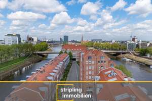 Bremen – Teerhof | Lichtdurchflutete Maisonette mit Blick auf die Kleine Weser