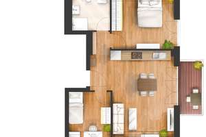 Charmant - Schöne 2,5-Zimmer-Dachgeschosswohnung mit raffinierter Aufteilung – Die vollständige Adresse der Immobilie erhältst du vom Anbieter., 80689 Blumenau, München – Vorschaubild 4