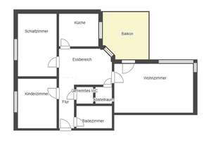 Ruhig wohnen, schnell bei Audi: Renovierte 3-Zimmer-Wohnung mit Balkon! – Rheinbergerstr. 7, 85057 Nordwest, Ingolstadt – Vorschaubild 3